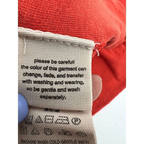 We The Free Women Size Medium Orange Sleeveless Boho Anytime Tank Top - Picture 6 of 10